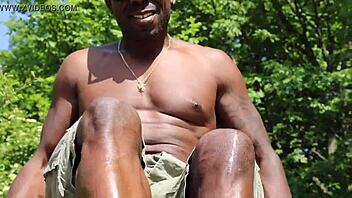 close up of black foot for feet fetish fan request