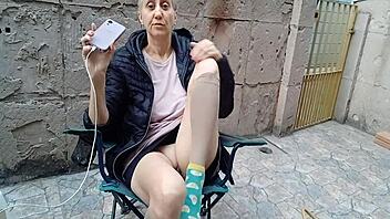 are you seeking promotion with big pussy outside stella's house?