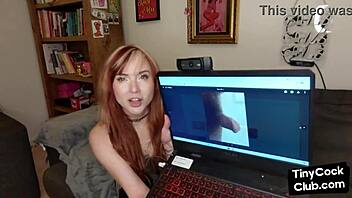 Femdom babe humiliates small penises with dirty talk and domination
