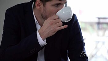 dude, this threesome orgy has some wild rimjob action on asses