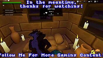 Nøgen hentai-spil demo med frække anime puslespil-ruller