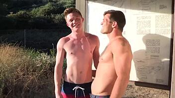 brysen barron's bareback fantasy with hunk sucking cock