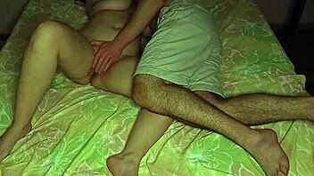 Blondie hands explore pussy
