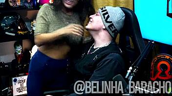 Emotional Latina Belinha Baracho's First Anal Experience