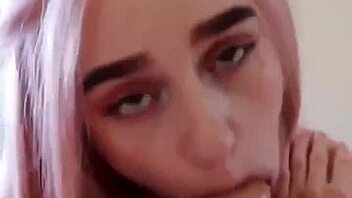 Mejores mamadas en acción salvaje de cosplay