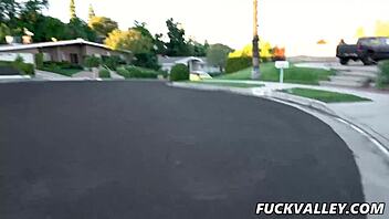 kinsley karter flaunts blouse at open house