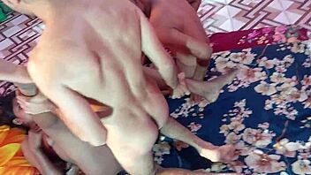 i had a threesome with my boyfriend and best friend, deshi fucks hard in doggystyle