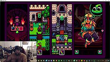 Nude hentai game demo with nasty anime puzzle scrolls