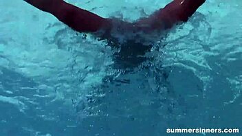 From Swimming To Fucking! Bent Over Deepthroat!