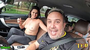 Bruna Andrade strips shyly