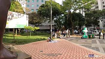 colombiana caught at betting house watching world cup match! 😲