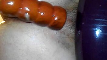 HD video of a solo gay man masturbating with toys