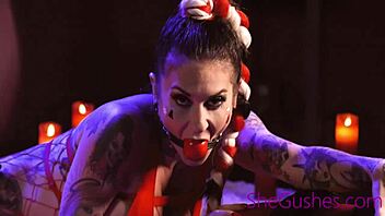 Butthole fucked: Joanna Angel rides big black cock to orgasm