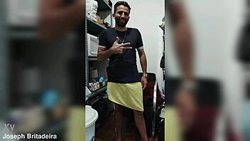 Watch a hot black woman in a making off scene with Joseph Britadeira's porn video