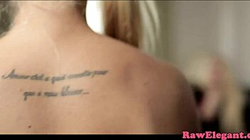 Glamorous lesbian milf dominates schoolgirl with strapon in steamy encounter