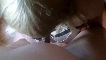 Big tit blond takes a rough and painful headfucking in POV