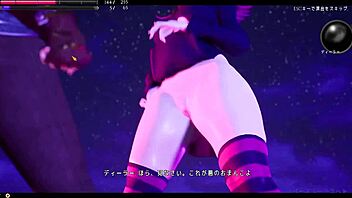 Hentai game play with a witchy twist