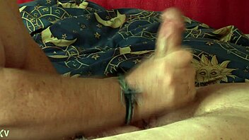 Chatting about a wild handjob with a curvy babe