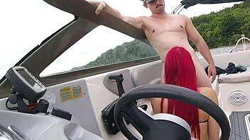 Boat gets stuck in the sand during the trip