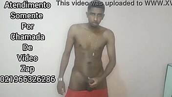 Carioca Guy Exposes Cock for POV Video Call on WhatsApp 021966326286, Achieving Orgasm in Retro Gay Amateur Session