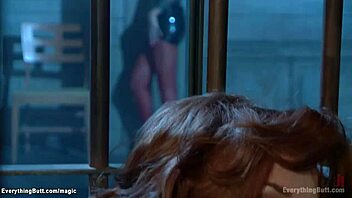 Busty Lesbian Squirters Gape Asses In Intense Anal Fucking!