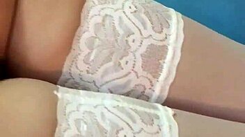 Stockings and feet fetish: My sexy body in lingerie