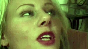 Anal fuck and cumshot for blonde babe in public