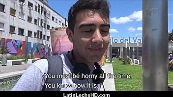 Amateur gay takes a cock in his ass and gets fucked by twink