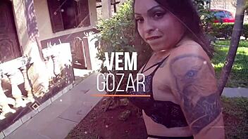 Latina boss fucks employee in shower, everyone cums hard.