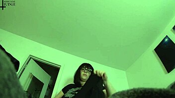 Cumming inside the big boobs of a giantess