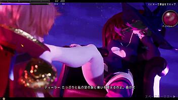 Hentai game play with a witchy twist