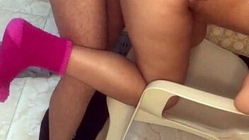 latina teen gets horny watching porn and starts fucking