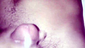 voyeur sniffs panty with little dick smell