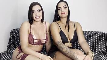 Brunette Cris Venturiny Sucks Pussy And Uses Toys