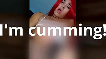 A real fucking orgasm from Angelique's female masturbation session