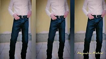 Big cock gay masturbation in HD