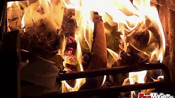 Can a chubby European babe handle this intense arse fucking session?