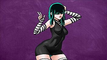 Lucy's panties and stockings make for a steamy hentai experience