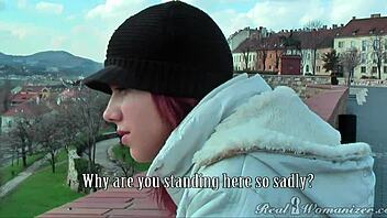 Seduction of hot horny girl in relationship ends with bent over doggystyle fucking and cumshot.