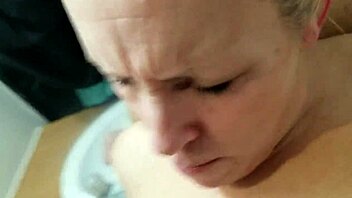 Blonde Milf Fucked Hard On Bathroom Counter Pov