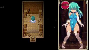 Futanari's rough sex in a BDSM dungeon