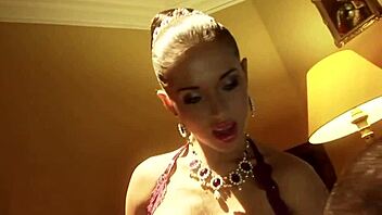 Seductive Milf Kaia Kane Drains Two Cocks?