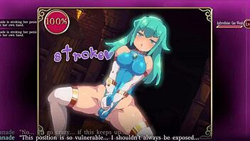 Futanari's rough sex in a BDSM dungeon
