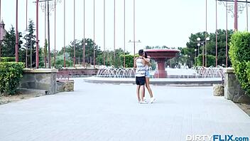 dirty flix - fucking nerdy chick olivia cassi on a leash