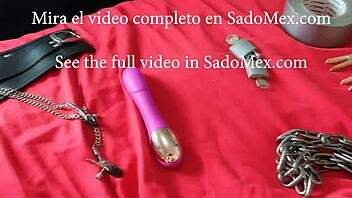 Mexican MILF with big tits and ass masturbates to climax