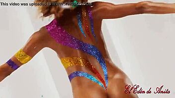 HD video of a Spanish Brazilian beauty