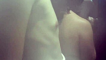 Tasting pleasure in the shower with two friends and a creampie surprise