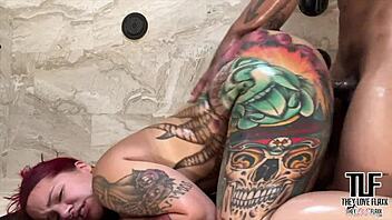 Hey, wanna join me for a steamy shower while he's away?