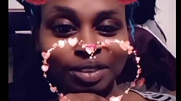 Tristina Millz, the squirt queen, shows wet blowjob skills.