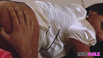 Does petite babe ride big cock?